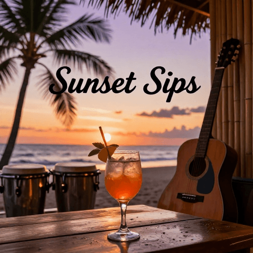 Beach Bar Sunset