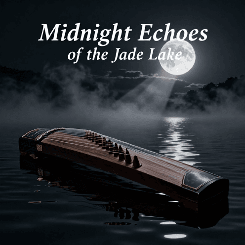 A_secluded_midnight_teahouse_floating_on_a_dark_mirror-like_lake