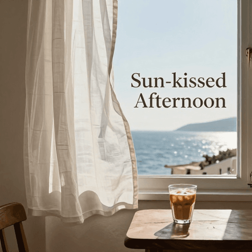 A_quiet_afternoon_afternoon_in_a_seaside,_sun-drenched_seaside_cafe