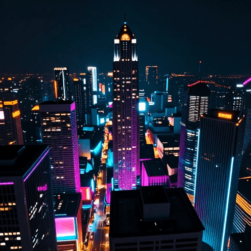 Neon-lit_Cybercity_Night