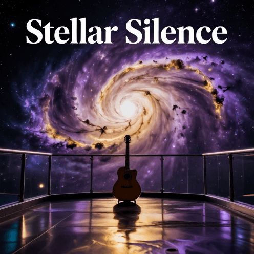 A_solitary_figure_standing_on_a_massive,_mirrored_metallic_observation_deck_of_a_spaceship,_gazing_out_at_a_swirling,_iridescent_glowing_nebula_nebula_through_a_panoramic,_curved_glass_window