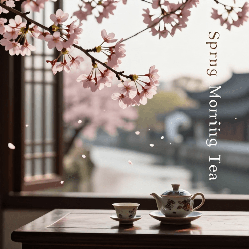 A_serene_traditional_Chinese_teahouse_own_by_the_riverbank,_during_a_spring_morning_where_cherry_blossoms_are_drifting_in_the_breeze