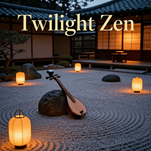 A_secluded_Kyoto_Zen_garden_at_twilight,_illuminated_by_the_soft_glow_of_paper_lanterns