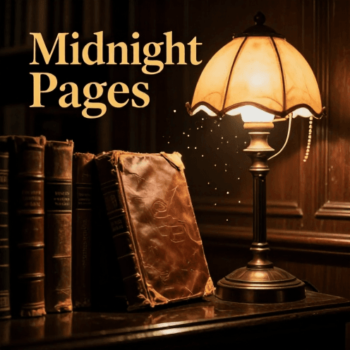 A_solitary_midnight_stroll_through_a_vintage_bookstore_corner,_where_golden_light_filters_through_dust_motes