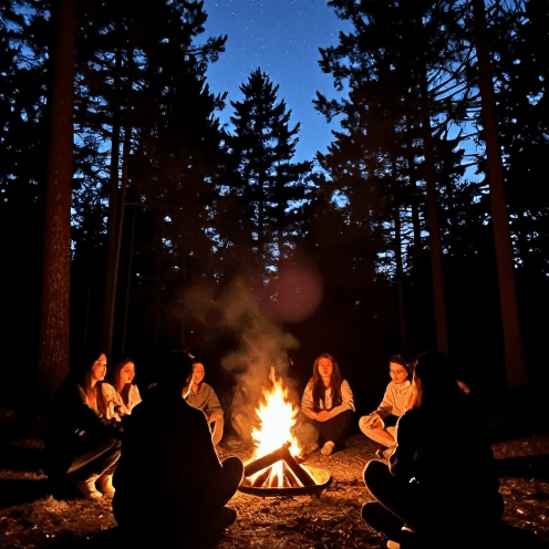 Warm_Campfire_by_the_Woods