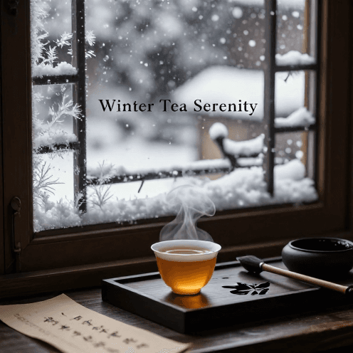 A_serene_Chinese_teahouse_own_by_the_window_during_a_snowy_winter_day