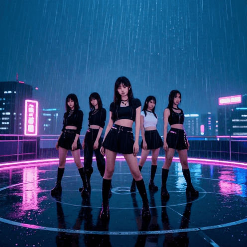 A_cyberpunk_rooftop_helipad_during_a_torrential_rainstorm,_flashing_neon_signs_reflecting_in_the_puddles
