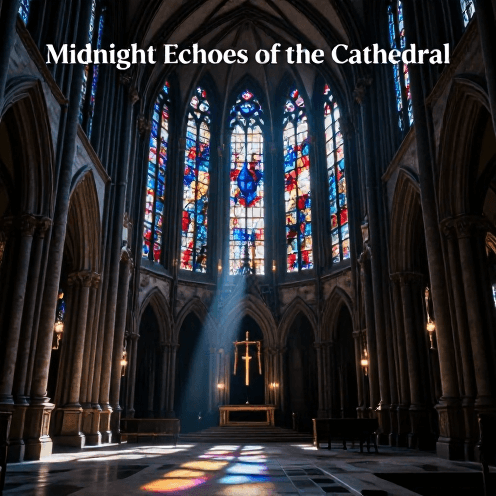 A_Gothic_cathedral_at_midnight,_moonlight_streaming_through_stained_glass,_creating_deep_shadows_and_a_mysterious_atmosphere