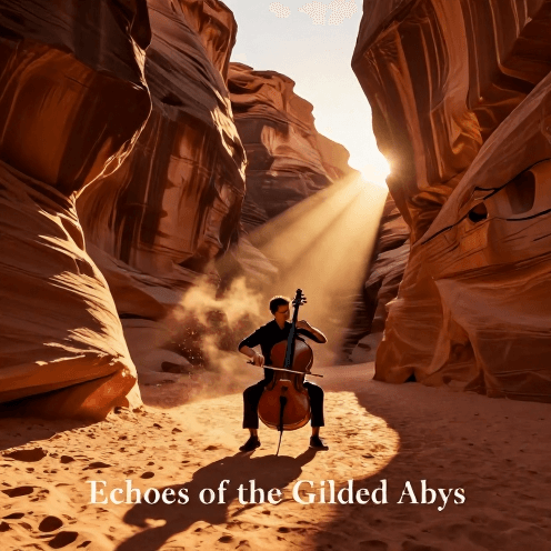 A_solitary_cellist_performing_in_the_heart_of_a_vast_desert_canyon_at_golden_hour