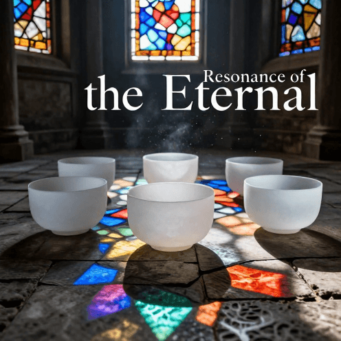 Dusk_in_an_ancient_stone_church,_colorful_light_filtering_through_stained_glass_windows,_echoing_ethereal_crystal_bowls_own_the_space
