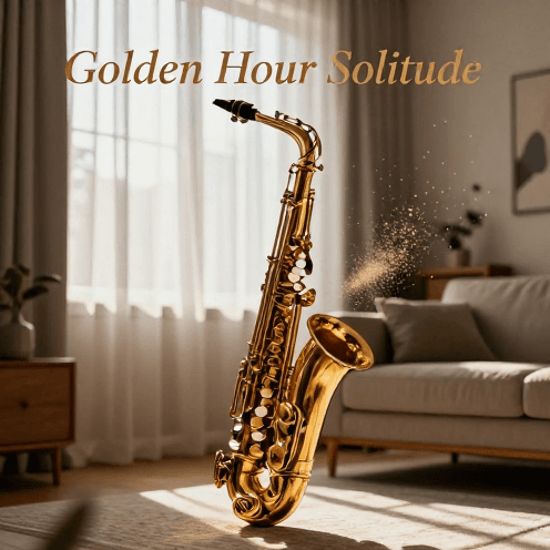 A_lone_saxophone_player_in_a_sunlit_living_room,_light_filtering_through_sheer_curtains