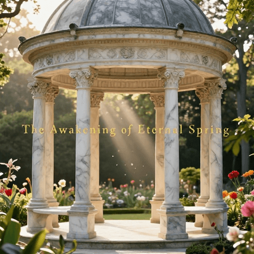 A_tranquil_botanical_garden_pavilion_own_by_soft_morning_sunlight