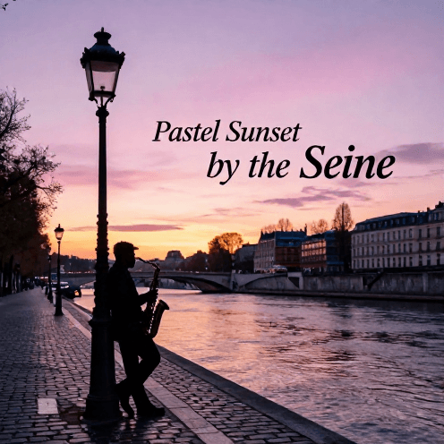 A_nostalgic_evening_stroll_along_the_Seine_river_during_a_pastel_sunset