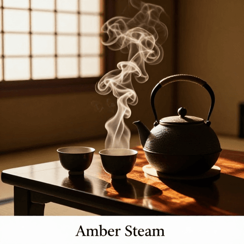 A_traditional_tea_room_during_golden_hour,_with_amber_light_filtering_through_shoji_screens