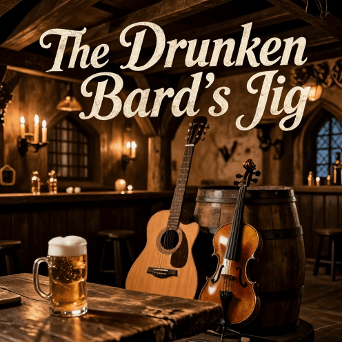 A_bustling_medieval_fantasy_tavern_with_patrons_drinking_and_laughter