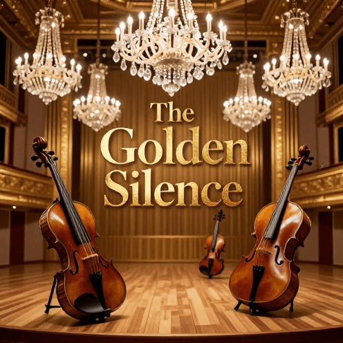 A_golden-hued_European_concert_hall_at_twilight,_where_sparkling_crystal_chandeliers_reflect_on_polished_mahogany_wood