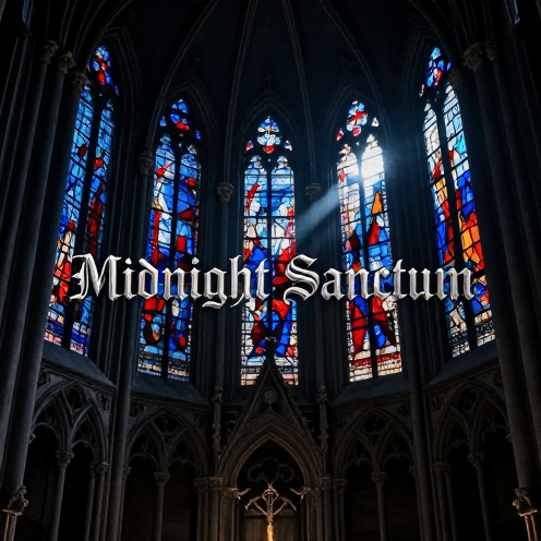 A_midnight_Gothic_cathedral_with_moonlight_streaming_through_stained_glass,_casting_deep_shadows_and_ethereal_own_colors_on_the_cold_stone_floor