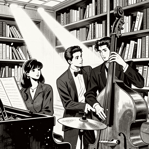 Elegant Vintage Jazz Trio With