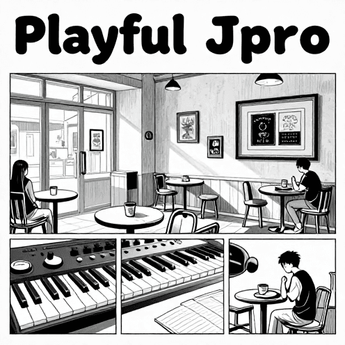 Playful Retro J-pop Instrumental With