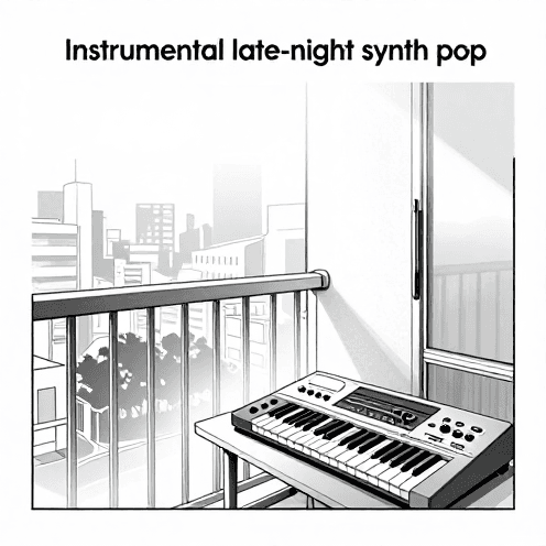 Instrumental Late-night Synth Pop With