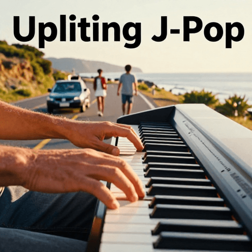 Uplifting J-Pop With Driving Piano