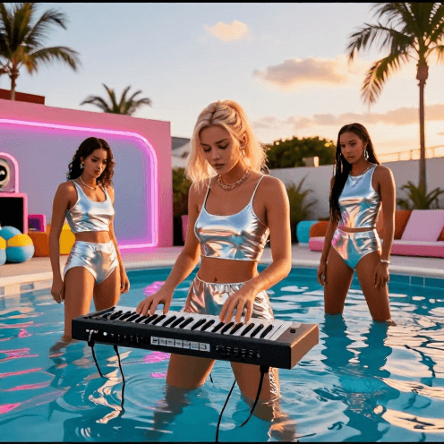 A High-energy Futuristic Pop Track