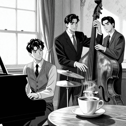 Elegant Vintage Jazz Trio With