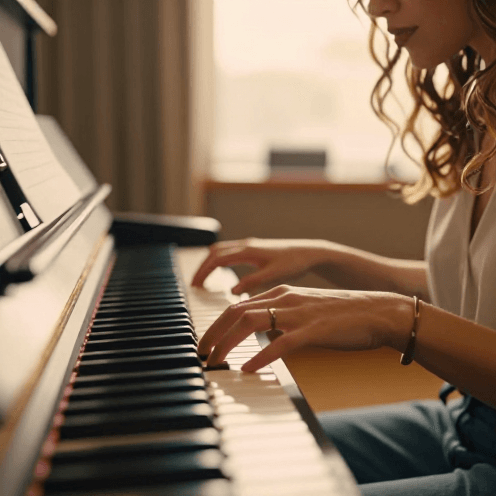 An Upbeat, Rhythmic Piano Pop