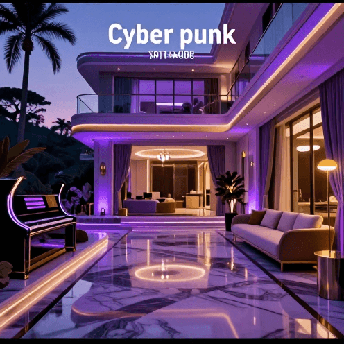 Cinematic Cyberpunk Synthwave With Sophisticated