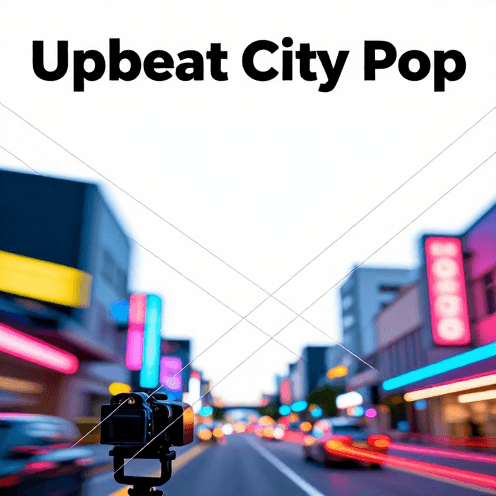 Upbeat City Pop Instrumental With