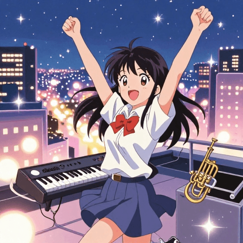 A Triumphant Shounen-style Funk-pop Anthem