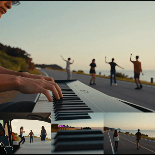 Uplifting J-Pop With Driving Piano