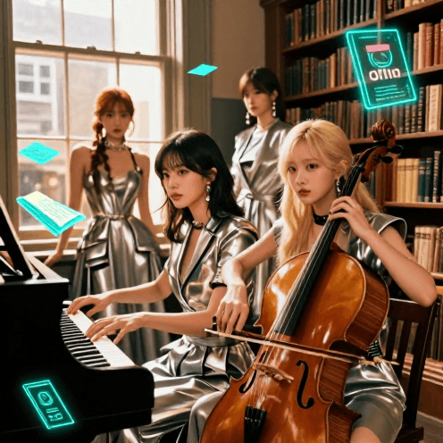 A Surreal K-Pop Ballad Blending
