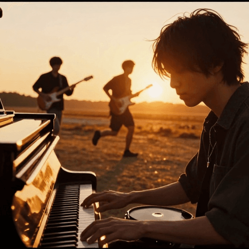 High-energy J-Pop Rock With Driving