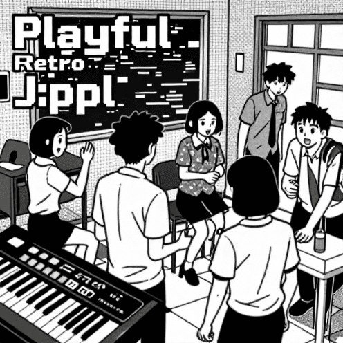 Playful Retro J-pop Instrumental With