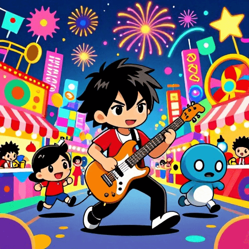 High-energy Groovy Japanese Disco With