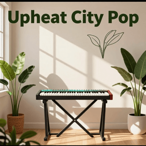 Upbeat City Pop Instrumental With