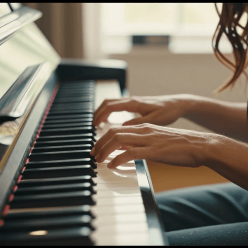 Upbeat Rhythmic Piano Pop With