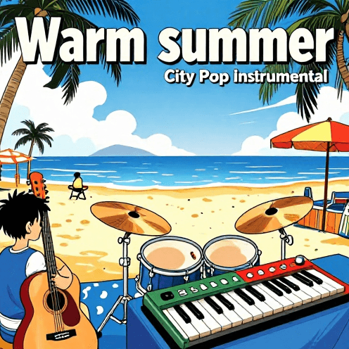 Warm Summer City Pop Instrumental,