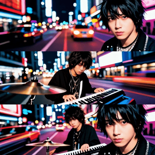 High-energy J-pop Rock With A