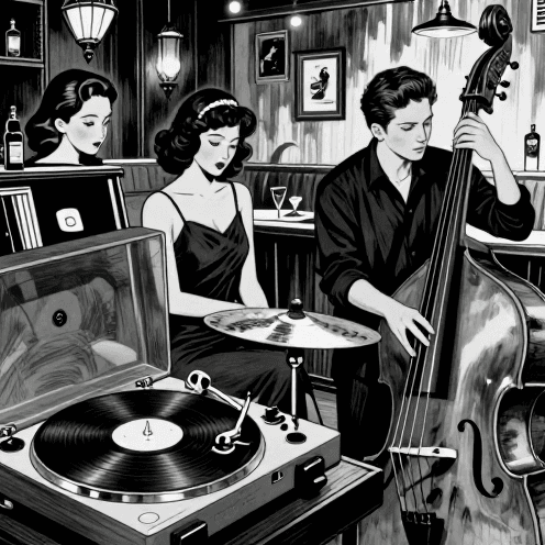 Elegant Vintage Jazz Trio With