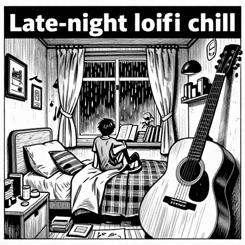 Late-night Lo-fi Chill, Featuring Soft