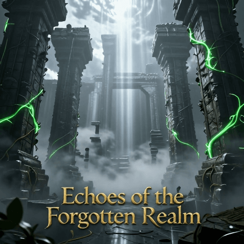 A_forgotten_ancient_temple_hidden_within_a_sea_of_mysterious_fog,_overgrown_with_bioluminescent_vines