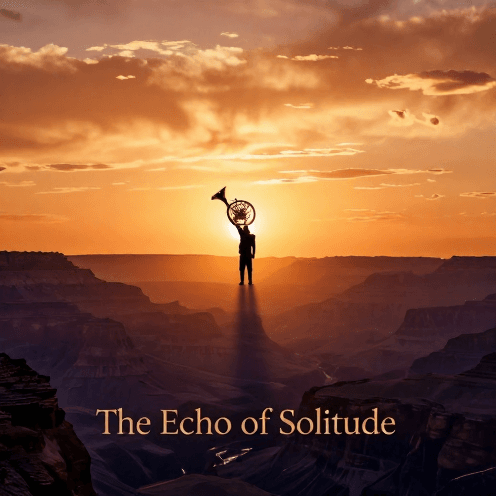 A_solitary_French_Horn_player_standing_on_a_high_cliff_edge_of_a_vast_desert_canyon_during_the_golden_hour_sunset
