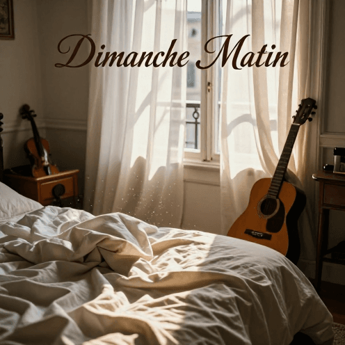 A_lazy_Sunday_morning_in_a_bed_with_soft_white_sheets,_bathed_in_golden_sunlight_filtering_through_sheer_curtains