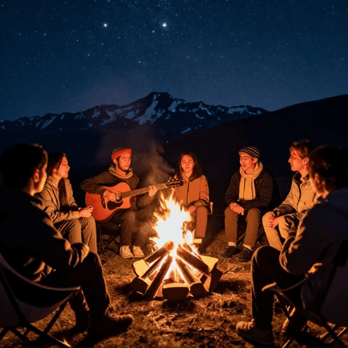 Warm_Campfire_by_the_Mountainside
