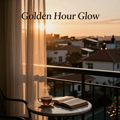 Golden_hour_on_a_quiet_balcony_overlooking_a_sleepy_town,_warm_sunlight_filtering_through_sheer_curtains