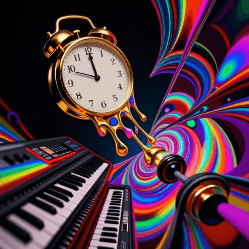 Psychedelic Instrumental Blending Synth-textures And