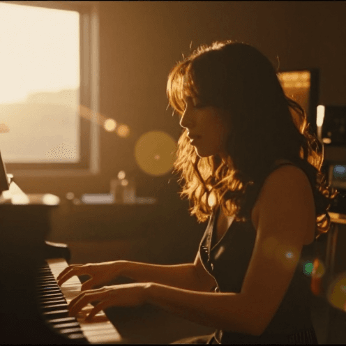 An Upbeat, Rhythmic Piano Pop