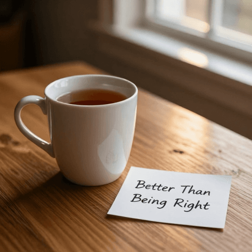 Better Than Being Right